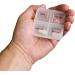 Single Day Pill Box - Compact Travel Organizer with 4 Compartments for Morning Noon Evening & Bedtime - Perfect for Pocket or Bag - Buy Online on GoSupps.com