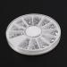 Balawin 2X Silver Rhinestones Boxes Crystal Nail Manicure Nail 1.5 MM Wheel - Buy Online on GoSupps.com