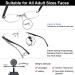 VVDQELLA 5-Pack Frameless Anti-Blue Light Glasses - UV Filter for PC Gaming & Computer Use - 1.25 Magnification - Buy Online on GoSupps.com