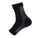 Buy 1 Pair Ankle Elastic Compression Sock Sleeve for Cycling & Running - L/XL Black | Support Brace for Injury Recovery - Buy Online on GoSupps.com