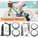NINEFOX Bicycle Training Wheels - Heavy Duty Stabilizers for 16-24 inch Kids Bikes - Black - Buy Online on GoSupps.com