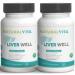 Liver Well (2) Cleanse Metabolic Support Dtox - Liver Supplement for Liverwell Health with Milk Thistle Extract