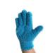 FINPAN Dust Removal Gloves Coral Wool Super Absorbent Gloves Household Cleaning Dust Removal Gloves Dishwashing Gloves Blue