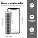 Aluminum Alloy Travel Medicine Organizer - Portable Waterproof Pill Box for Vitamins & Fish Oil | Large Capacity Weekly Organizer in Grey - Buy Online on GoSupps.com