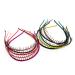 AUEAR  10 Pcs Vintage Metal Headband with Teeth Ribbon Wrapped Teeth Comb Hair Hoop Hairband for Women Girls (Multi Color) 10 Colors