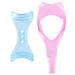Minkissy 2Pcs Eyelash Makeup Tool Set Eyeliner Guide Template Mascara Shield Applicator Guard Eyelash Comb Stencil Tool for Women Girls Makeup (Random Color)