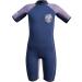5mm Kids Wetsuit Shorty by Devilfish (Navy/Lilac) - 7-8 yrs - Max Insulation & Comfort | Easy Changing | Cool Water Neoprene Suit - Buy Online on GoSupps.com