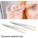 Precision Tweezers Eyebrow Hair Removal Tweezers 2pcs Acid Resistant Good Flexibility Cosmetic Tweezers for Eyebrows Facial Hair for Ingrown Hair - Buy Online on GoSupps.com