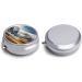 Round Pill Box Travel - Mountain Scenery Print | 3 Compartment Medicine Organizer | Decorative Metal Portable Pill Case - Style-9 - Buy Online on GoSupps.com