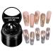 Solid Nail Gel LED/UV Nail Carving Gel Non-Sticky Builder Glue Manicure Accessories for Home School Business Trip - 7ml