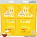 2 Honey Lemon Sugar Free Cough Drops - Hall Sugar Free - Cough Drops (Honey Lemon) Bags of 25 Drops