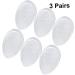 3 Pairs Gel Heel Cushions for Plantar Pain Relief - High Heel Pads & Crystal Second Half Pad for Ultimate Comfort - Buy Online on GoSupps.com