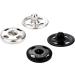 100 Sets Sumind Sew-on Snap Buttons Metal Fastener for Sewing Clothing - Black/Silvery 10mm - Buy Online on GoSupps.com