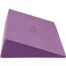 Gaiam Yoga Block Wedge - Lightweight EVA Foam for Wrist and Lower Back Support - Slant Board for Comfortable Yoga Poses - Deep Purple - Buy Online on GoSupps.com