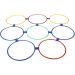 Sensory Training Hoops Hopscotch Hoop 10PCS Plastic Material Environment Friendly Multipurpose for Daily Entertainment (Dia 47cm / 18.5in) - Buy Online on GoSupps.com