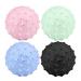 Gatuida 4 pieces of triangular nail fascia ball fitness ball gymnastics ball massage ball hard spiky balls Neck massage device Foot massager Massage bum Practical yoga ball firm TPE