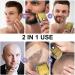 Hatteker Triple Blades Shaver Electric Shaver Razor for Men Close Bald Head Barber Shaver Trimmer Waterproof Wet & Dry Cordless Gold - Buy Online on GoSupps.com