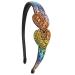 scicent Headbands for Women's Hair Rhinestone Jeweled Head Band Wedding Bridal Wide Band Hairband Beaded Sparkly Crystal Diamond Head Hoops Glitter Bling Birthday Party Holiday Hair Band - 29507