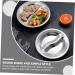 Milisten 4pcs Stainless Steel Saucer Japanese Salad Dressing Japanese Plates Stainless Steel Candy Dishes and Trays Mini Stainless Steel Mixing Bowls Condiment Saucer Lattice Snack Bowl 10.5X10.5CM Silver - Buy Online on GoSupps.com
