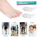 Silicone Three Holes Toe Protective Cover - Soft Non-Slip Comfort (2 Pairs) for Effective Toe Relief - Buy Online on GoSupps.com