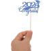 Alipis 15pcs 2024 Graduation Cupcake Toppers Glitter Graduation Cap Cake Toppers Congrats Grad Centerpiece Sticks 2024 Graduation Theme Party Cake Decorations Blue - Buy Online on GoSupps.com