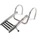 YaeMarine Stainless Steel 4-Step Telescoping Folding Dock Ladder for Boat, Yacht, Swimming Pool - Durable and Convenient - Buy Online on GoSupps.com