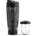 PROMiXX Charge Shaker Bottle - Vortex Mixer with Supplement Storage | Device-charging & Easy-to-clean Tritan Cup (20oz | Black) - Buy Online on GoSupps.com