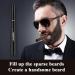 Beard Pencil Filler for Men - Long-Lasting Coverage, Natural Finish, Waterproof - 2PCS (BLACK) - Buy Online on GoSupps.com