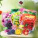 4D Fruit Gummy Candy Gummies Pineapple Soft Candy Fruit Juice Fudge Strawberry Grape Fruity Sweets Healthy Nutritious Dessert Wedding Candies New Year Candy Casual Snacks Gift (Pineapple 6bag) Pineapple 6bag