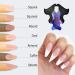 100pcs Fish Pattern Extra Long Adhesive Stiletto Nail Forms for False Nail Extension - HJ-NTF049 - Buy Online on GoSupps.com