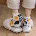 Ixkbiced Women s Cute Cat Paw Print Slipper Socks with Grippers | 3D Plush Tail Warm Hosiery - Perfect for Cozy Comfort - Buy Online on GoSupps.com