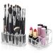 NC NC Pack of 2 Brush Holders Cosmetics Widesmart Lipstick Organizer Transparent Lipstick Holder Acrylic Cosmetic Storage Lipstick Cosmetic Organizer Acrylic MakeUp Brush Holder