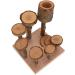 Nikou Hamster Toys Platforms Ladder Exercise Stairs Small Pet Climbing Ladder Step Eco-Friendly Fitness Exercise Feeder Chew Toy Not Easy To Fall For Hamster(S) - Buy Online on GoSupps.com