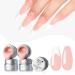 Beautilux Pink Builder Nails Gel 50g Soak Off Self-leveling French Extension Gel French Hard Gel Extension for Nail Art BHB50-04 Pink