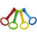 4 PCS Plastic Baby Crib Pull Rings - Kids Walking Assistant Stand Up Rings in 4 Colors for Infant Toddler Practice Tool - Buy Online on GoSupps.com