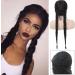Mypace Ponytail Wig for Women - Long Synthetic Braided Wig Heat-Resistant Black - Stylish European & American Fashion - Buy Online on GoSupps.com