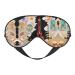 SSIMOO Paris Eiffel Tower Sleep Mask-Adjustable Breathable Fashionable Eye Mask for A Comfortable Sleep Experience Black