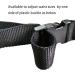 LAMBOX Gait Belt-Transfer Belt with 7 Soft Black Handles and Plastic Release Buckle - Medical Nursing Safety Gait Assist Device for Elderly and Seniors - Buy Online on GoSupps.com