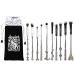 Poter Gifts Hary Makeup Brushes Wizard Wand Brushes Set for Foundation Blending Blush Concealer Eyebrow Face Powder 10Pack_HP