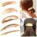 Buy Retro Gold Metal Snap Clips for Women - Large French Barrettes & Hair Accessories - Buy Online on GoSupps.com