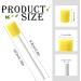 Argomax Oral Care Sponges - 50 Pcs Yellow Mouth Swabs for Hygiene & Cleaning | Foam Mouthpiece Swabs - Buy Online on GoSupps.com
