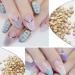 100pcs 4mm 5mm 6mm Many Colors Half Round Pearls Metal Rhinestone DIY Nail Art Nail Beads Beauty Glitter Decoration (#3) - Buy Online on GoSupps.com