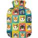 Buy Cute Colorful Cat Heat Bottle - 1L Hot Water Bottle for Pain Relief & Warmth | Perfect for Sports Injuries & Cozy Comfort - Buy Online on GoSupps.com