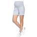 Maternity Shorts Pants Trousers with Over Bump Panel - Mija 1047 Melange (Size 12) - Buy Online on GoSupps.com