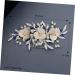 DOITOOL Flower Bridal Comb Pearl Tiara Bridal Headdress Pearl Hair Barrettes Bridal Headpiece Bridal Hair Clip Vintage Hair Comb Flower Hair Comb Hair up Wedding Dinner Party - Buy Online on GoSupps.com