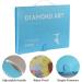 TTPOLONG A3 Diamond Painting Storage Book - Blue Diamond Art Portfolio with 30 Clear Plastic Sleeves - 16.8X12.5 Inch Organizer for Diamond Painting Supplies - Buy Online on GoSupps.com