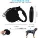 Philorn Retractable Dog Leash Heavy Duty | 16FT Extendable Lead | Tangle Free, Anti-Slip Handle | Reflective Extending Leash for Large Dogs up to 110lbs | Black - Buy Online on GoSupps.com