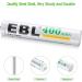 EBL AAAA Rechargeable Batteries - 1.2V 400mAh Ni-MH for Surface Pen 4-Pack | International Shipping Available - Buy Online on GoSupps.com