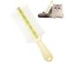 Pet Comb for Dogs | Double-Sided Dog Grooming Comb Kitten Flea Comb Hangable Cat Grooming Comb Pet Grooming Comb for Home Pet Shops Green