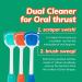 Toothnote Dual Tongue Scraper Brush - Sensitive Tongue Care - BPA-Free 3 Pack Tongue Cleaner Set - Buy Online on GoSupps.com